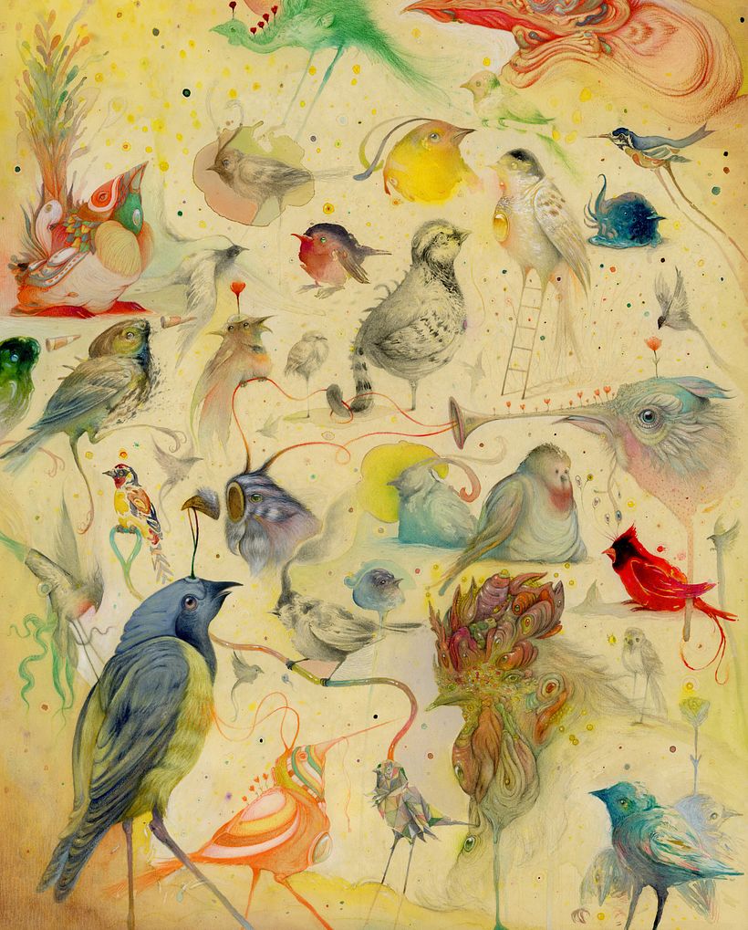 Detalle de "Birds Dialogue"