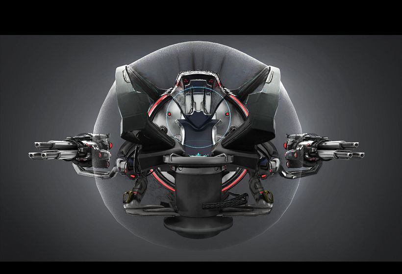 Spaceship Cockpit Concept - Sony XDG and D3T a Keywords Studio. 1