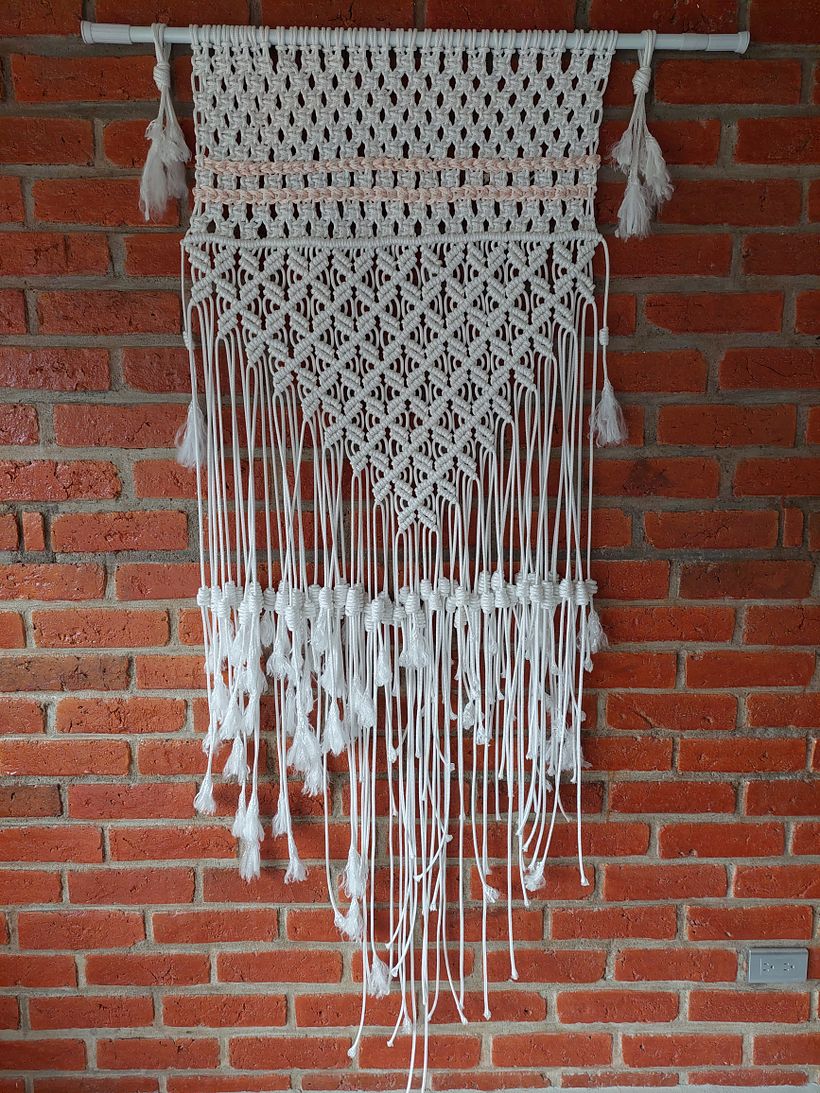 Mi proyecto del curso: Macramé: nudos básicos y complejos 1