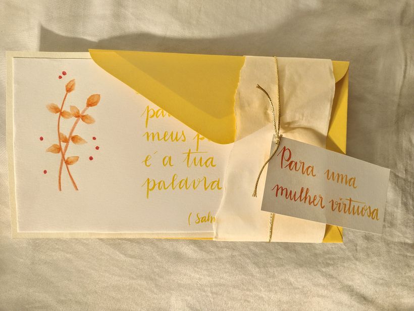 Meu projeto do curso: Lettering em formato pequeno 9