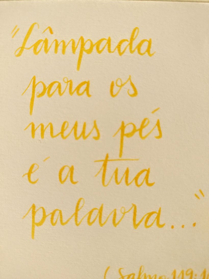 Meu projeto do curso: Lettering em formato pequeno 5