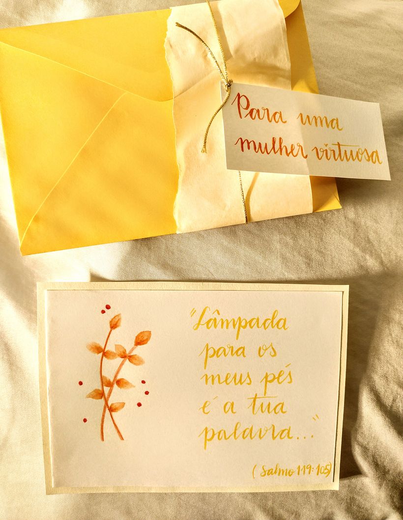 Meu projeto do curso: Lettering em formato pequeno 1