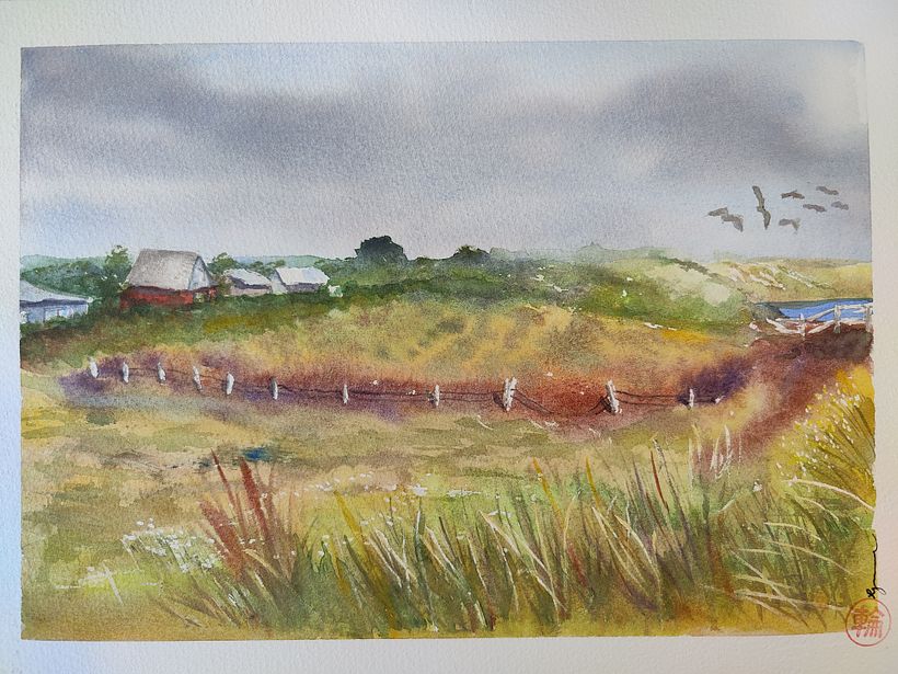 My final project: Own Motif - Beach Shacks