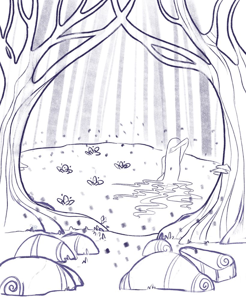 Refining the thumbnail I choose and adding elements to my composition