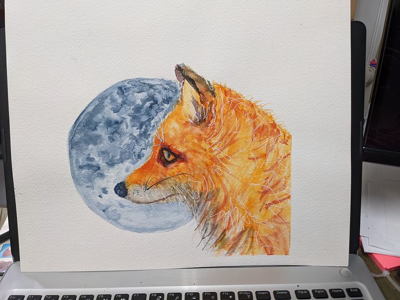 Fox and the Moon Sept.2021