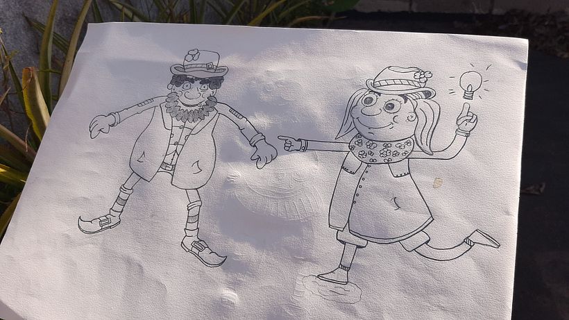 Meu projeto do curso: Introdução à criação de personagens estilo cartoon 8