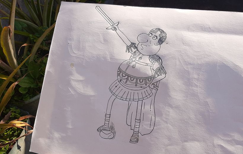 Meu projeto do curso: Introdução à criação de personagens estilo cartoon 1