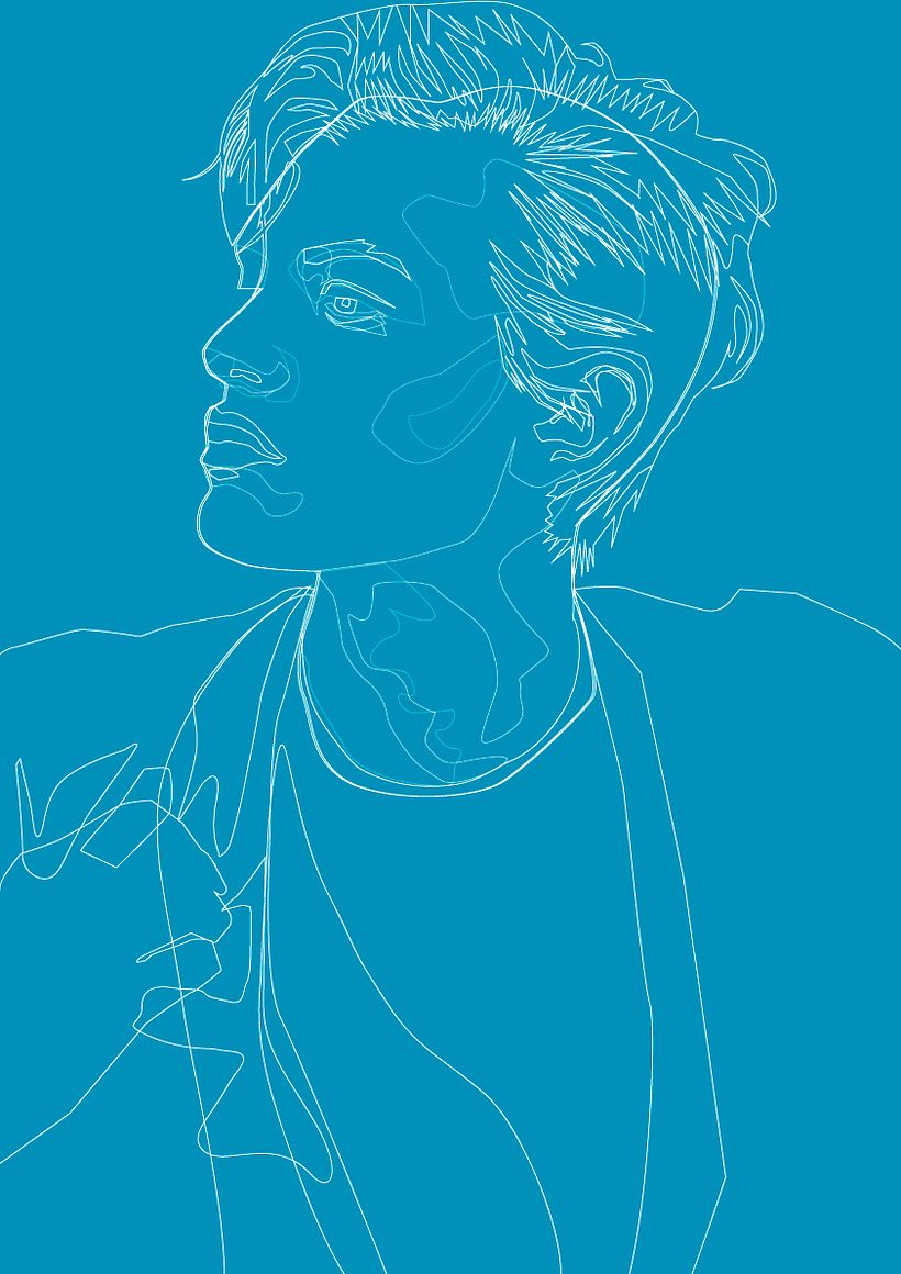 My project for course: Vector portrait with manual textures 5