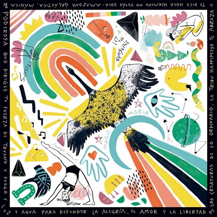 Pañuelo "Rainbowarrior" (2019)