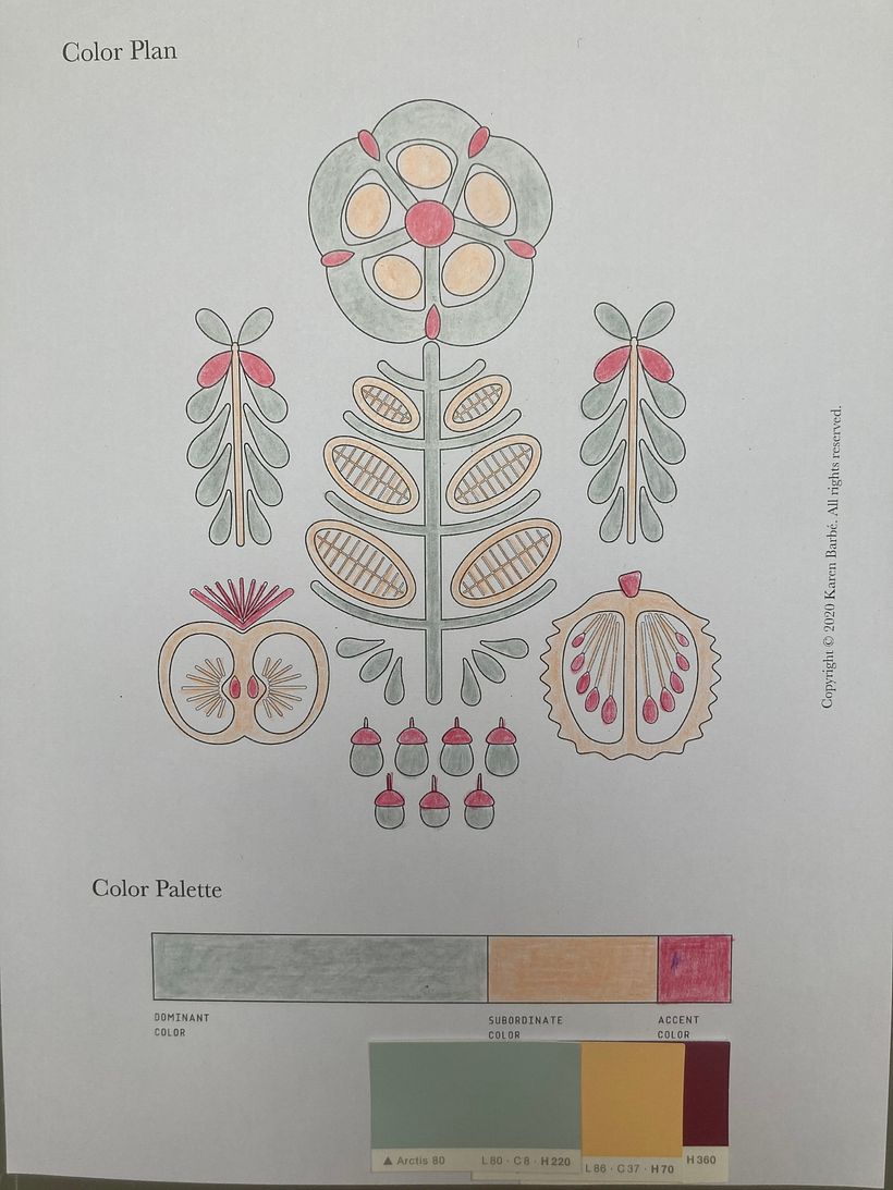My project for course: Color Theory for Textile Projects 4