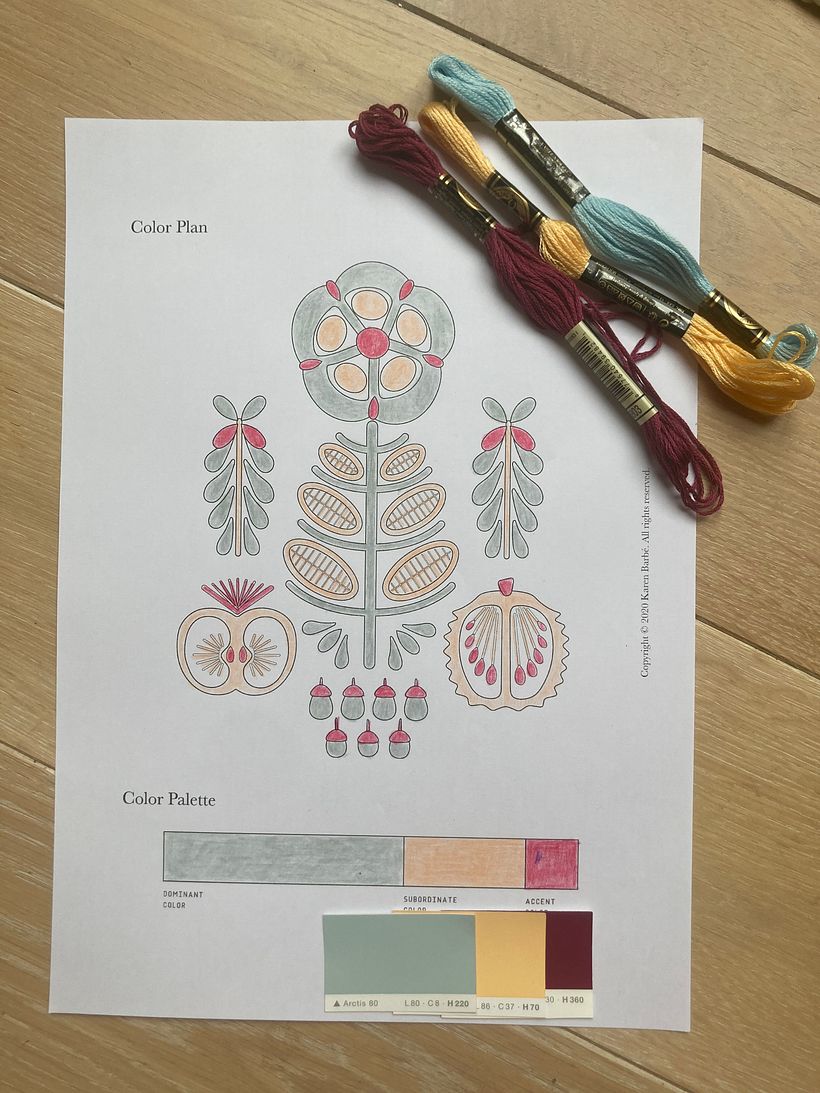My project for course: Color Theory for Textile Projects 9