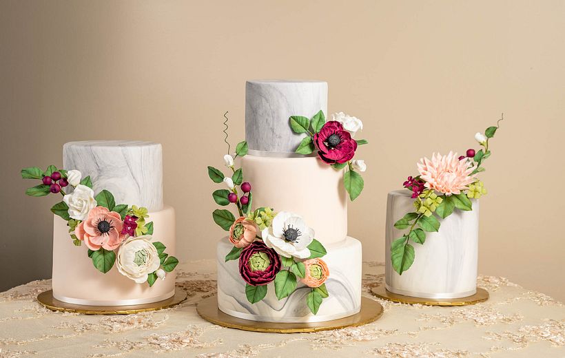 Mi proyecto del curso: Flores de azúcar para cake design 3