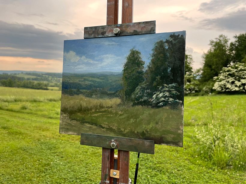 End of Plein-air. From general to more detail