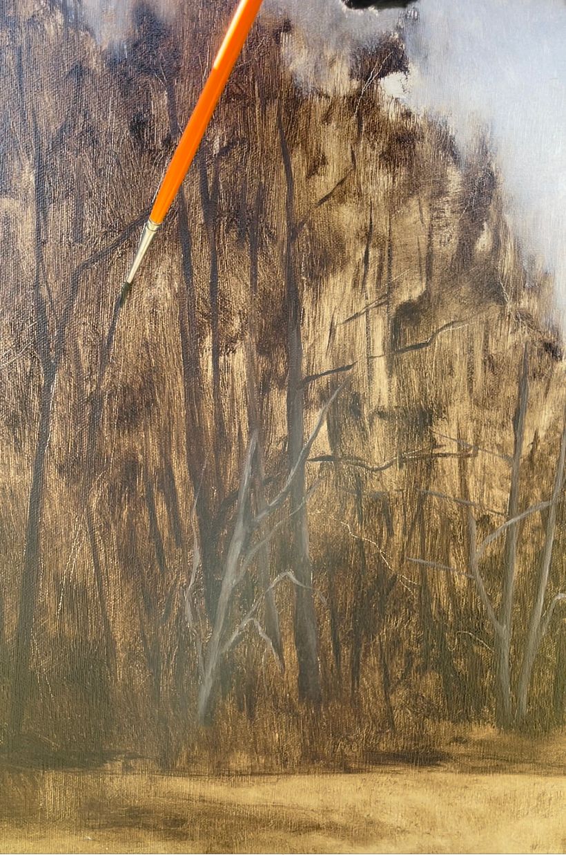 Underpainting on plein-air 11
