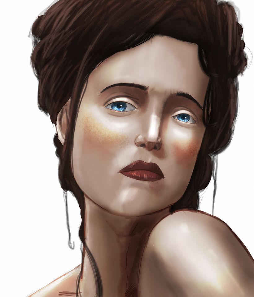 My project for course: Digital Portraits: Draw Female Characters in Natural Light 2