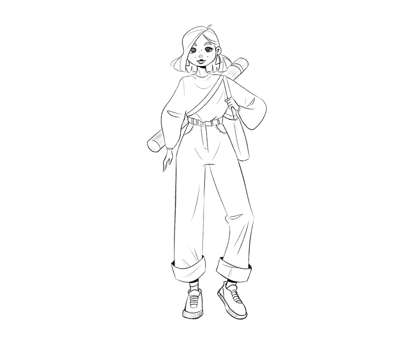 My project for course: Drawing Appealing Characters with Personality 7