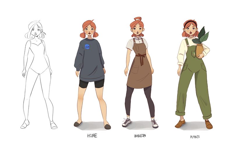 My project for course: Drawing Appealing Characters with Personality 11