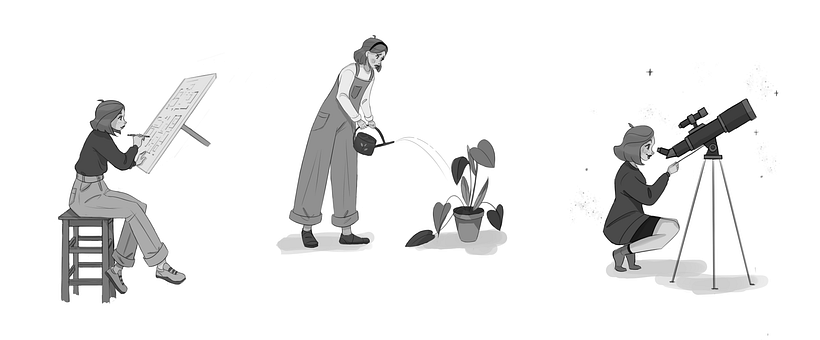 My project for course: Drawing Appealing Characters with Personality 13