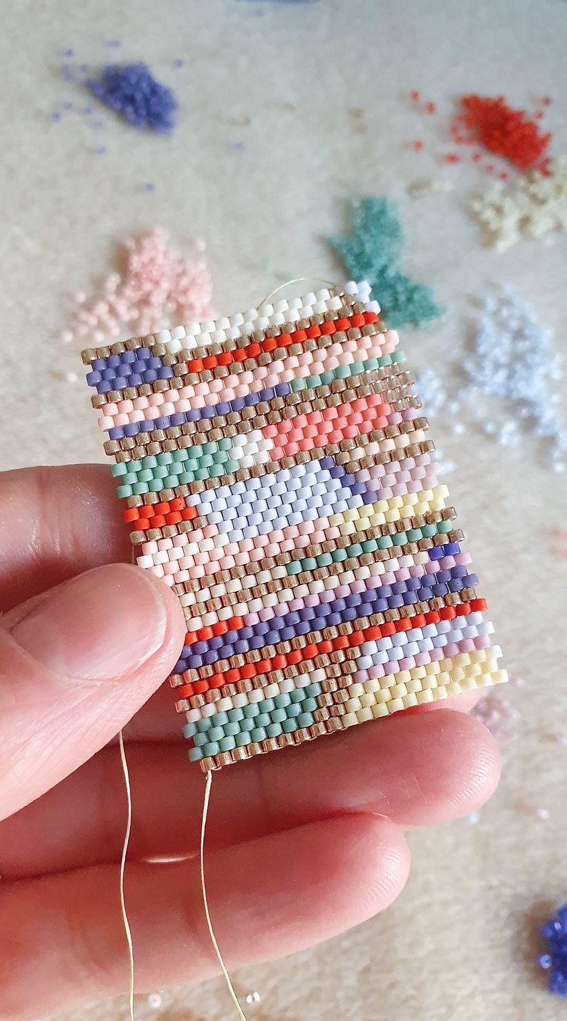 Making accessories with the Peyote technique 2