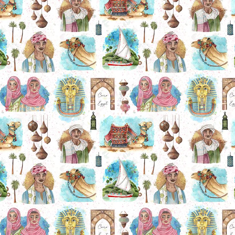 Pattern cultura egipcia