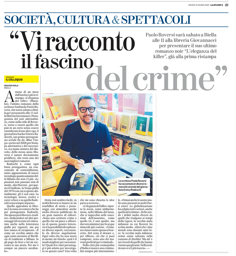 L'eleganza del killer: un'indagine di Enrico Radeschi 5