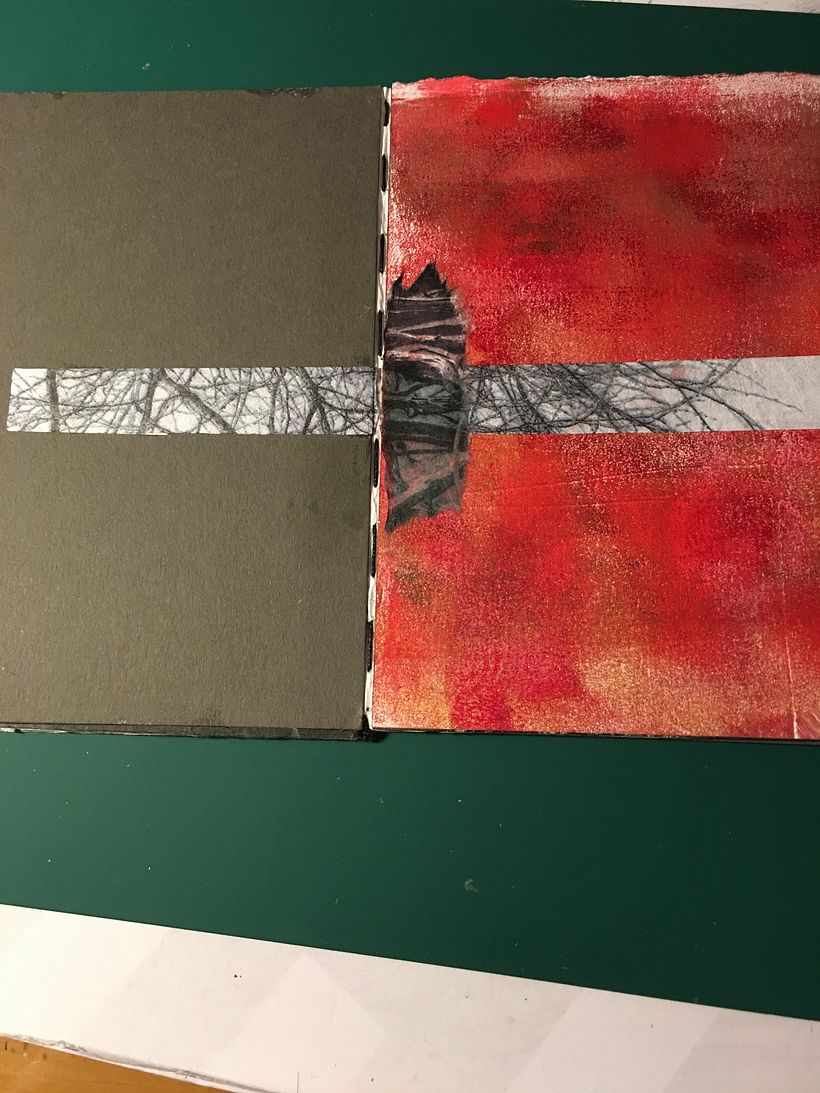 Images of texture - gel plate 