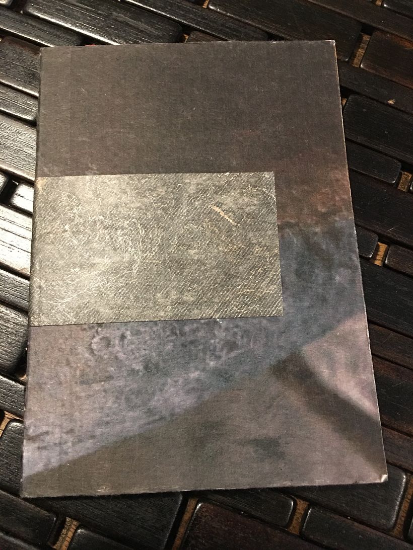 2nd binding cover painted Tyvek 