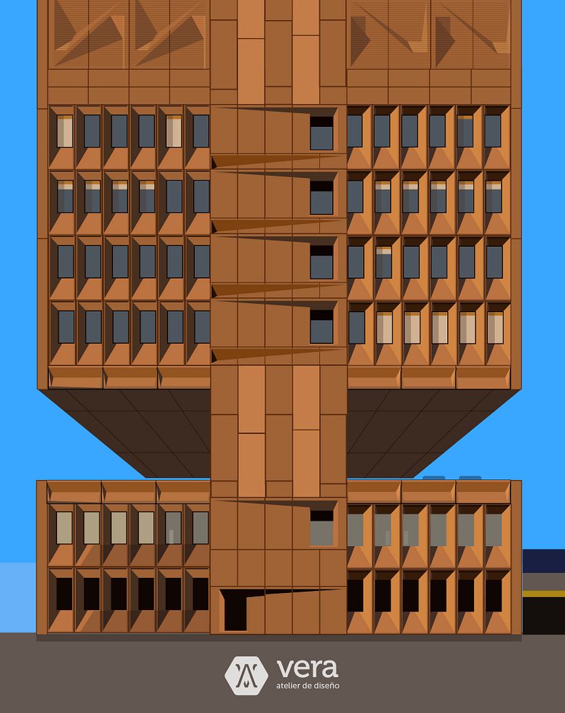 Edificio Pirelli - Marcel Breuer convertido actualmente en un hotel boutique ecológico