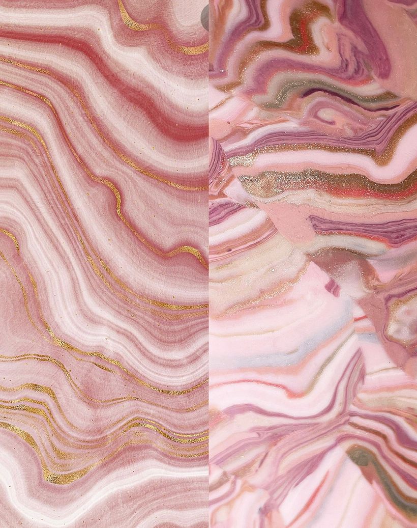 Split screen of the inspiration vs the outcome