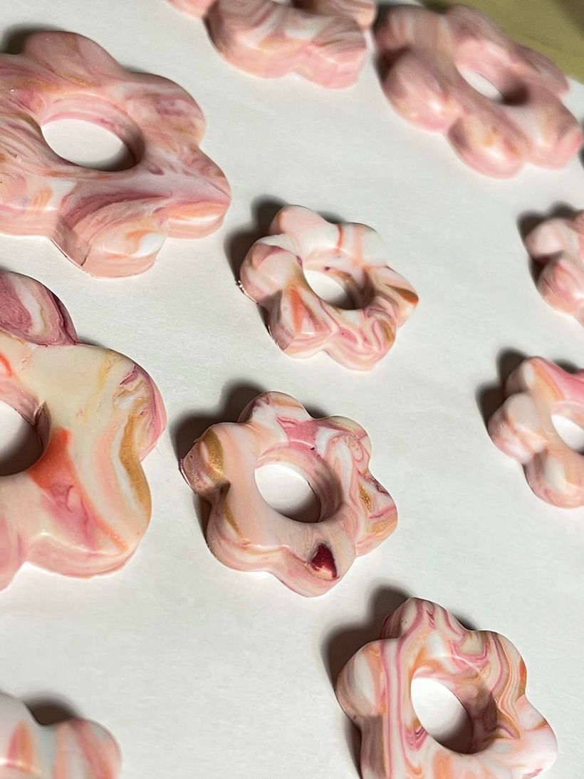 beads ready to be baked