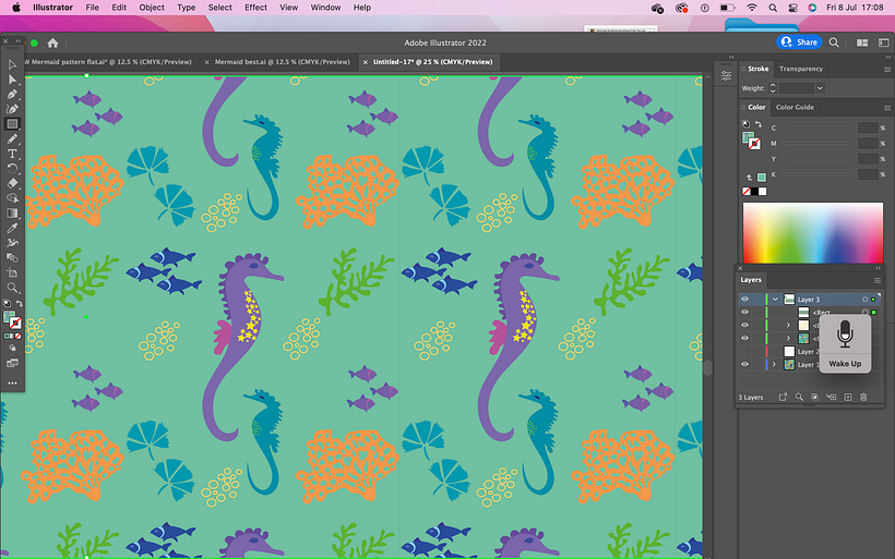 My project for course: Illustrated Pattern Design 2