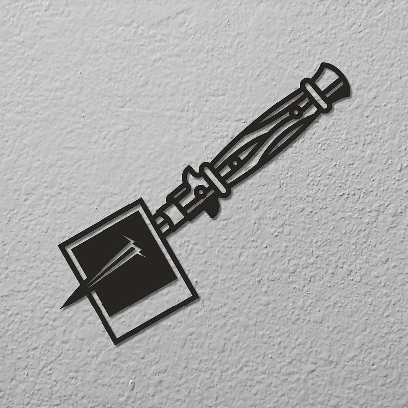Black Lining Wall Art 4