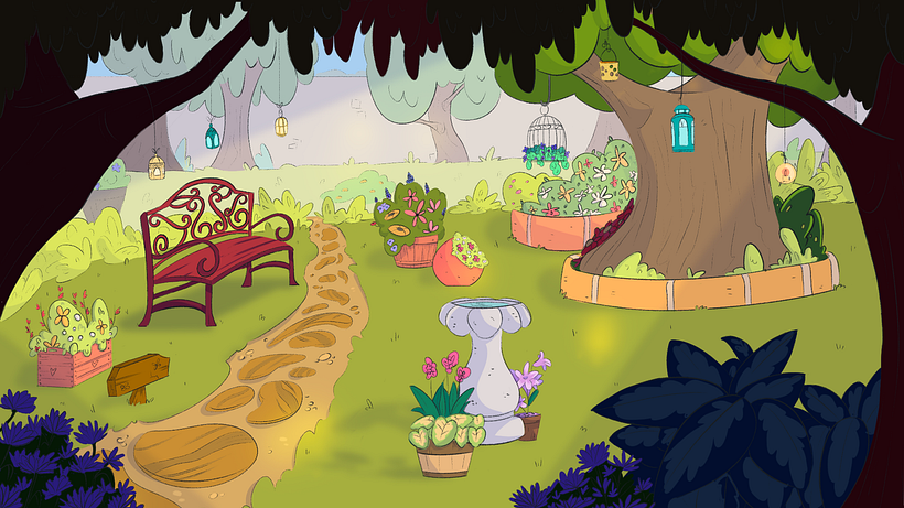 Meu projeto do curso: Criação de cenário ilustrado com Photoshop 3