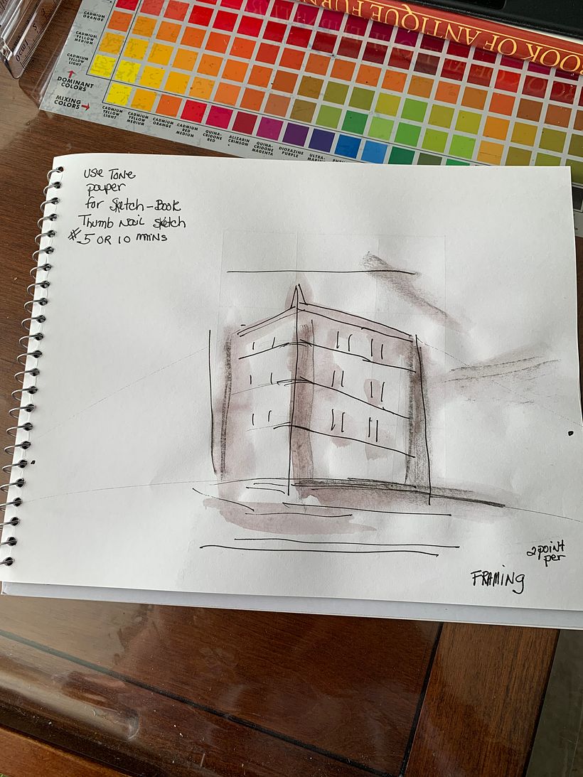 A two point perspective. For my final project.