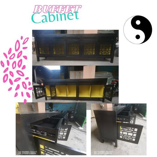 Buffet cabinet in 2 tone as per request by the client.