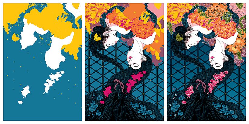 Silkscreen Steps – The Handmaiden