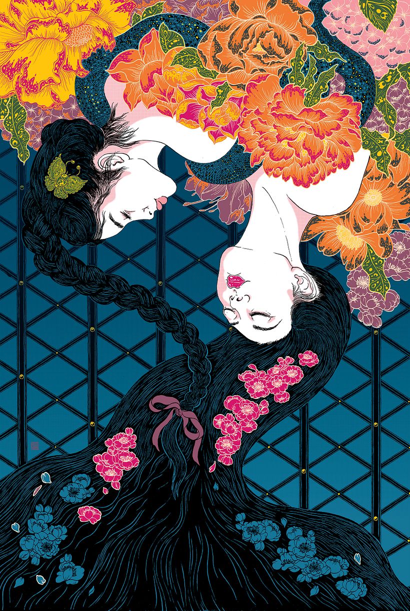 Finished Illustration – The Handmaiden