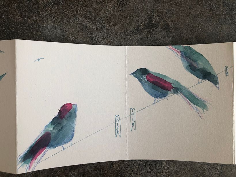 My project for course: Creative Watercolor Sketching for Beginners 4