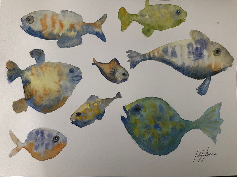 My project for course: Creative Watercolor Sketching for Beginners 11
