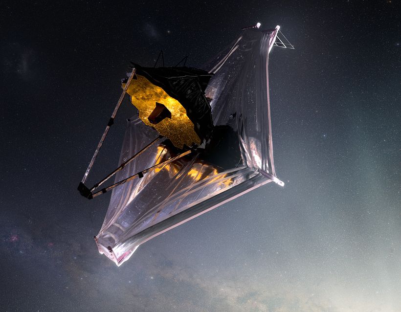 Künstlerische Darstellung des JWST. Bild: NASA/Adriana M. Gutierrez (CI Lab).