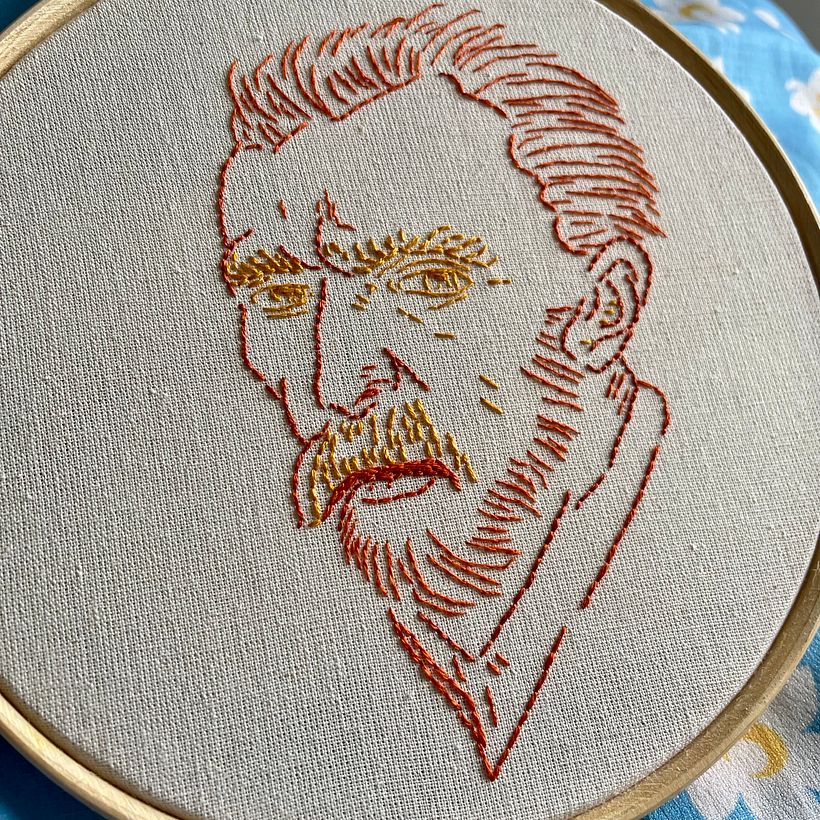 Meu projeto do curso: Criação de retratos bordados 3