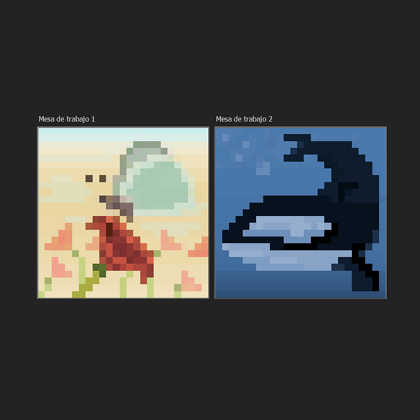 Pixel Art - Tradycyjna ilustracja