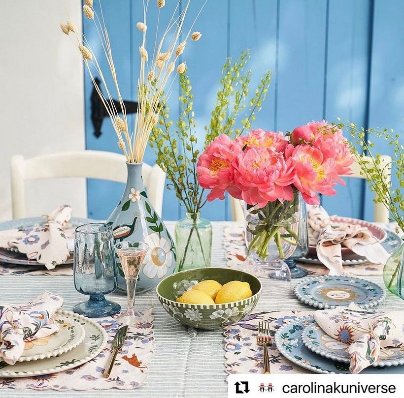 Vajilla Carolina K / Articulo Revista BAZAAR 10