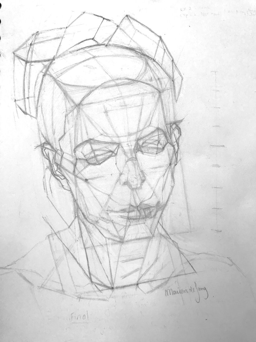 My project for course: Graphite Drawing Techniques for Planar Portraiture 22