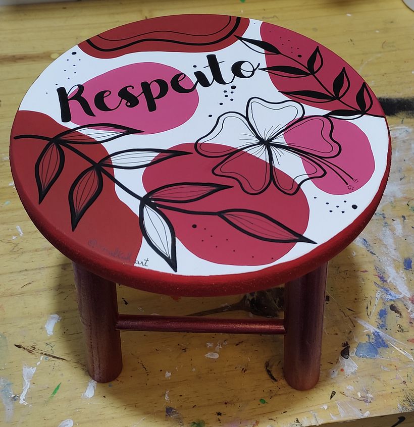 Meu projeto do curso: Pintura decorativa em móveis com tinta acrílica 8
