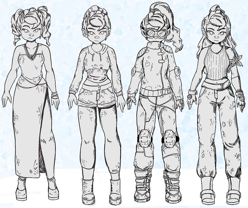 My project for course: Drawing Appealing Characters with Personality 3