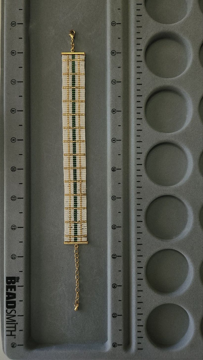 My project for course: Beaded Jewelry Design: Weave Elegant Patterns 6