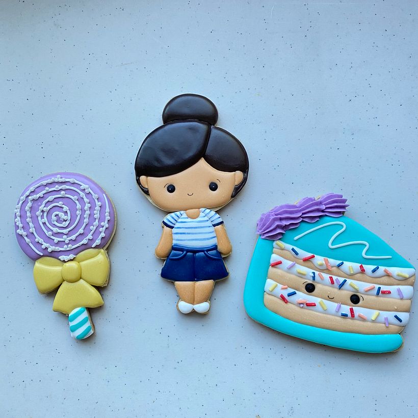 Mi proyecto del curso: Decoración de galletas con royal icing para principiantes - Design