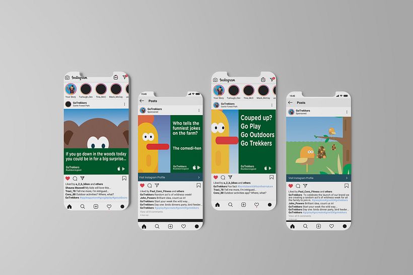 Social media campaign to create a buzz around the GoTrekkers app and brand.