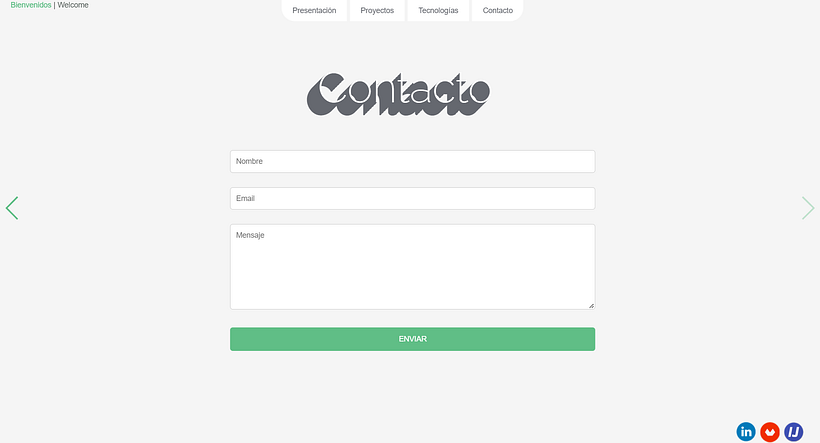 Página web para CV 4